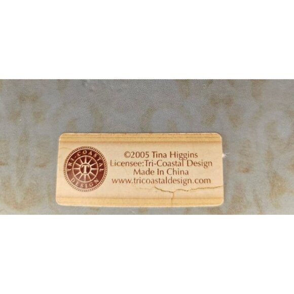 Two round Vintage Tri-Coastal Design boxes - Picture 8 of 8